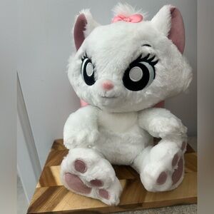 Disney White and Pink Stuffed Animal
